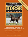 Starting & Running Your Own Horse Business (eBook)